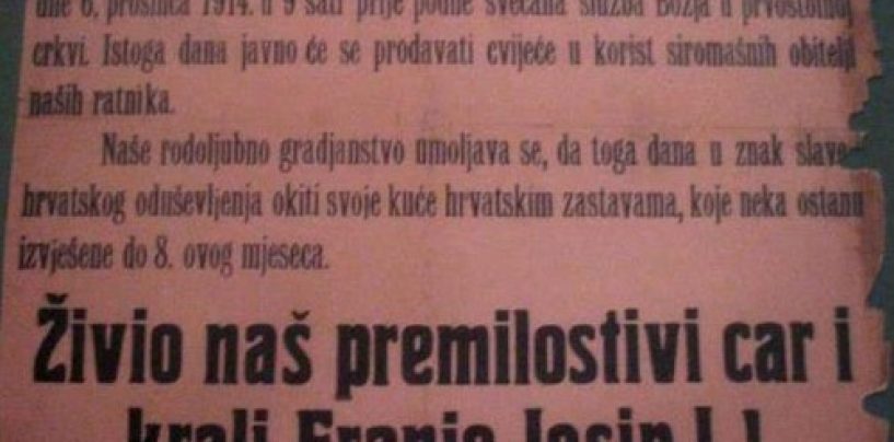 ZNANSTVENI SKUP GRAD ZAGREB U PRVOM SVJETSKOM RATU