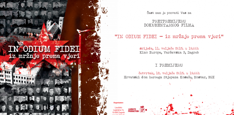 DOKUMENTARAC O SMAKNUĆU HERCEGOVAČKIH FRANJEVACA