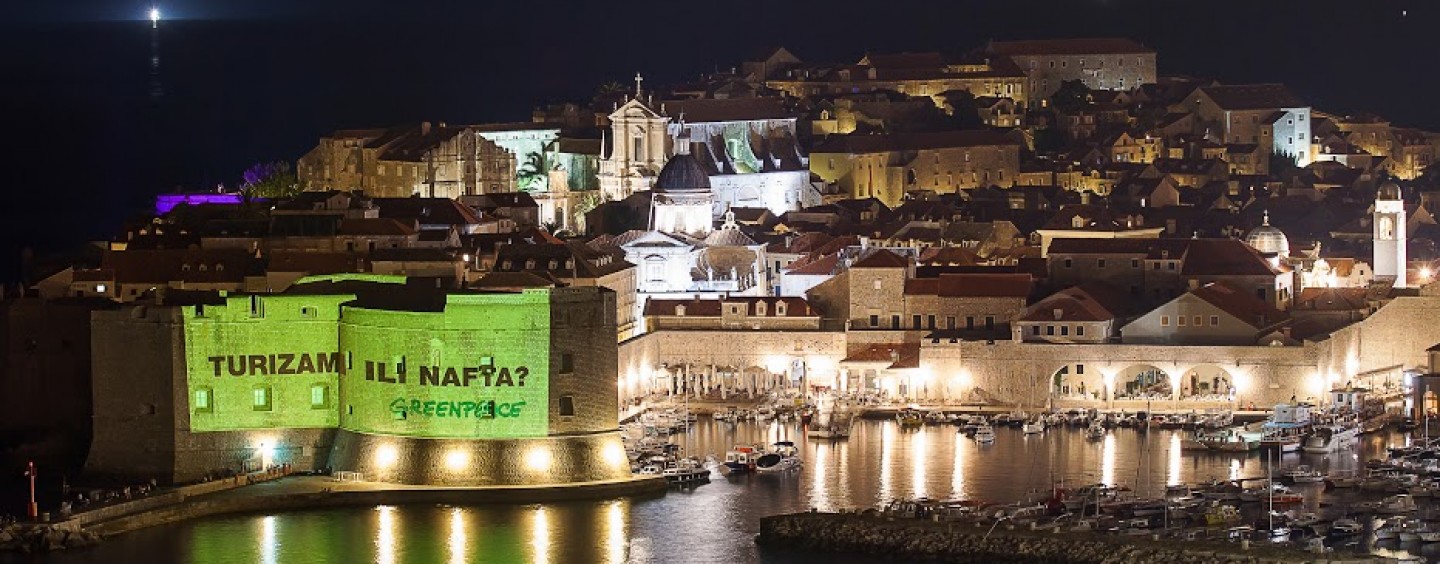 GREENPEACE U DUBROVNIKU: MEDITERANU NE TREBA NAFTA
