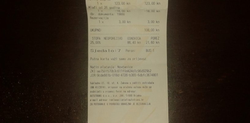 NA KOLODVORU U ROVINJU NE PRIMAJU KOVANICE OD 25 KUNA