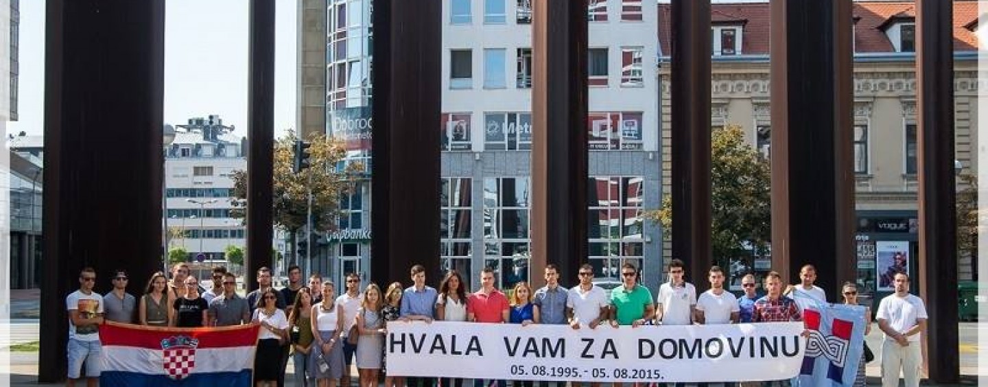 MLADEŽ HDZ-a OSIJEK ODALA POČAST BRANITELJIMA