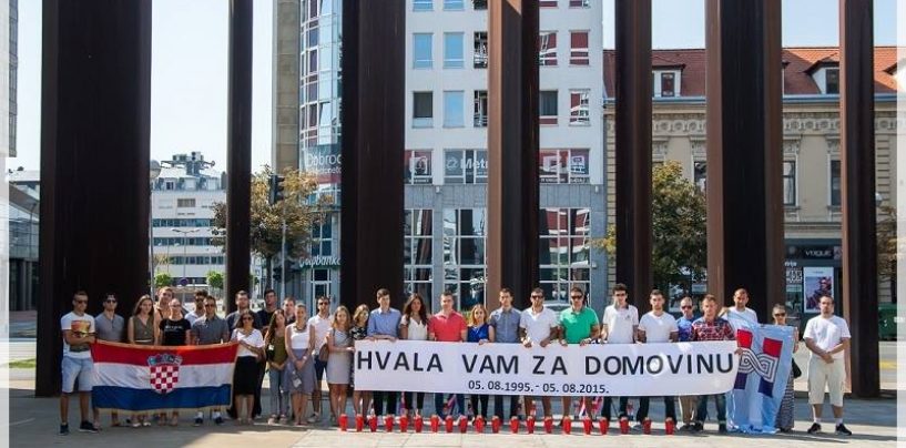 MLADEŽ HDZ-a OSIJEK ODALA POČAST BRANITELJIMA