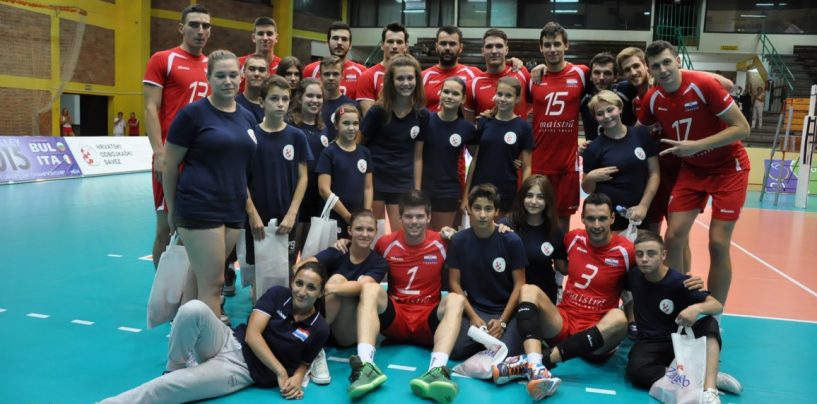 ODBOJKAŠI I DJECA IZ DJEČJEG DOMA ZAGREB