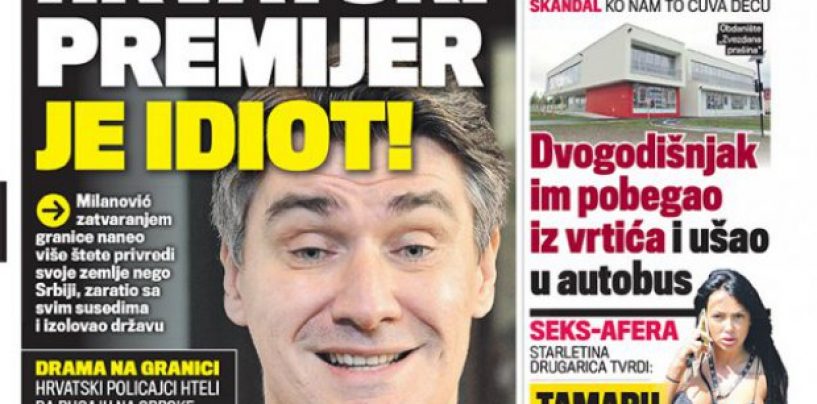 HRVATSKI PREMIJER JE IDIOT