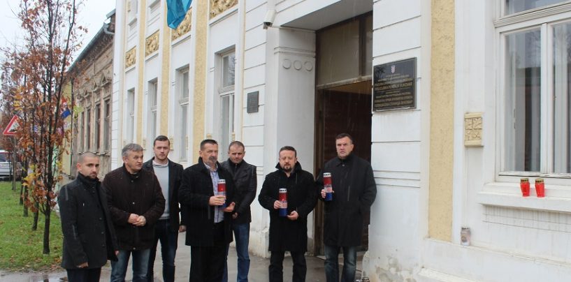 SVIJEĆE ZA DARKA PAJIČIĆA ISPRED PP VUKOVAR