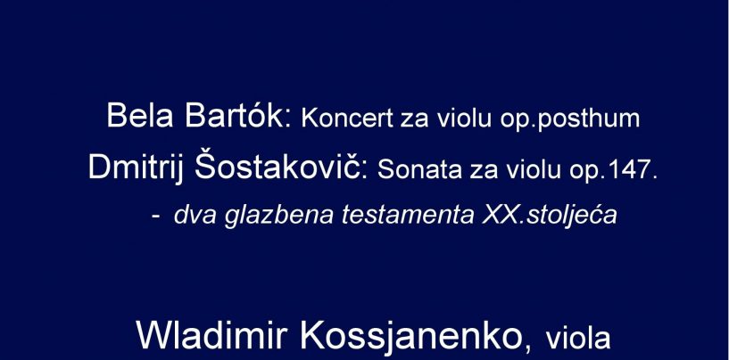 KONCERT ZA BARTOKA I ŠOŠTAKOVIČA U SPLITU