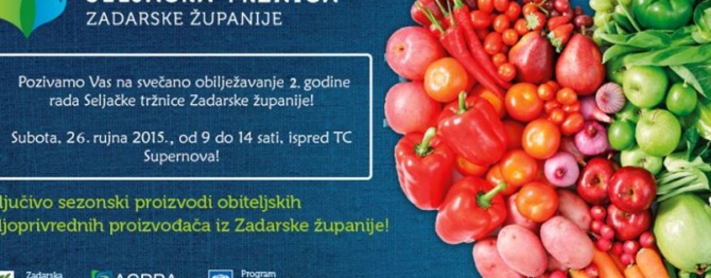 UN PODRŽAVA SELJAČKU  TRŽNICU  U ZADRU