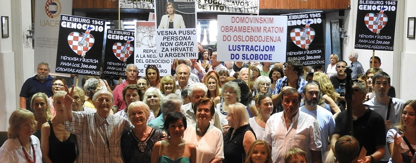STOTINE HRVATA U BUENOS ARIESU PROSVJEDOVALO PROTIV VESNE PUSIĆ