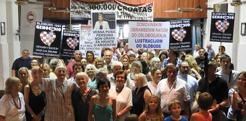 STOTINE HRVATA U BUENOS ARIESU PROSVJEDOVALO PROTIV VESNE PUSIĆ