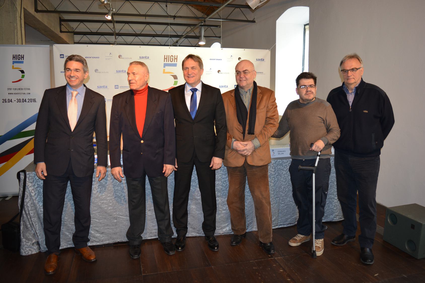 Marko Dragičević, Giuseppe Pino Giergia, Božidar Kalmeta, Edvin Jurin, Andrej Maksimović i Zdravko Miljak