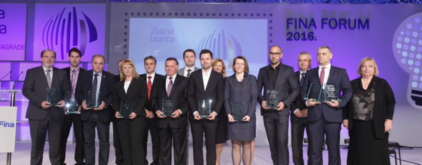 DOBITNICI NAGRADA ZLATNA BILANCA ZA 2015.