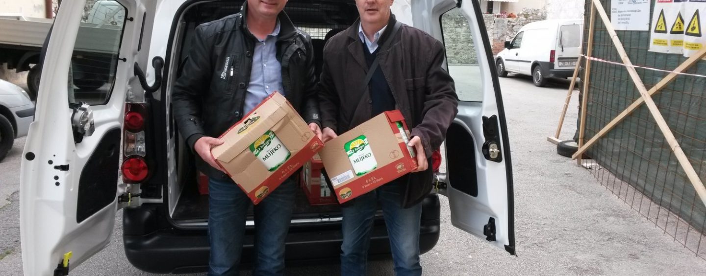 200 LITARA MLIJEKA SOCIJALNOJ SAMOPOSLUZI U ZADRU
