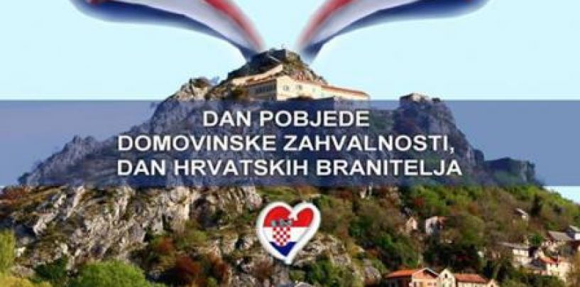 ČESTITKA U POVODU DANA POBJEDE I DOMOVINSKE ZAHVALNOSTI I DANA HRVATSKIH BRANITELJA