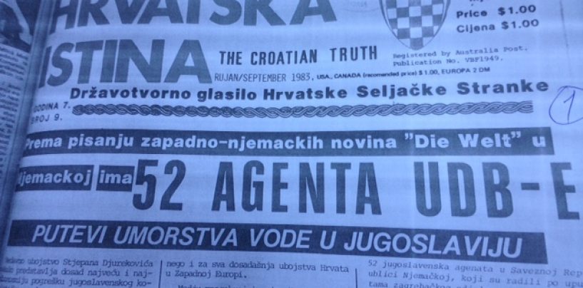 DJELOVANJE UDBE U AUSTRALIJI