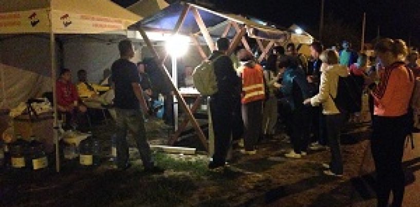 HNS DIJELI NAPITKE HODOČASNICIMA U ALJMAŠ