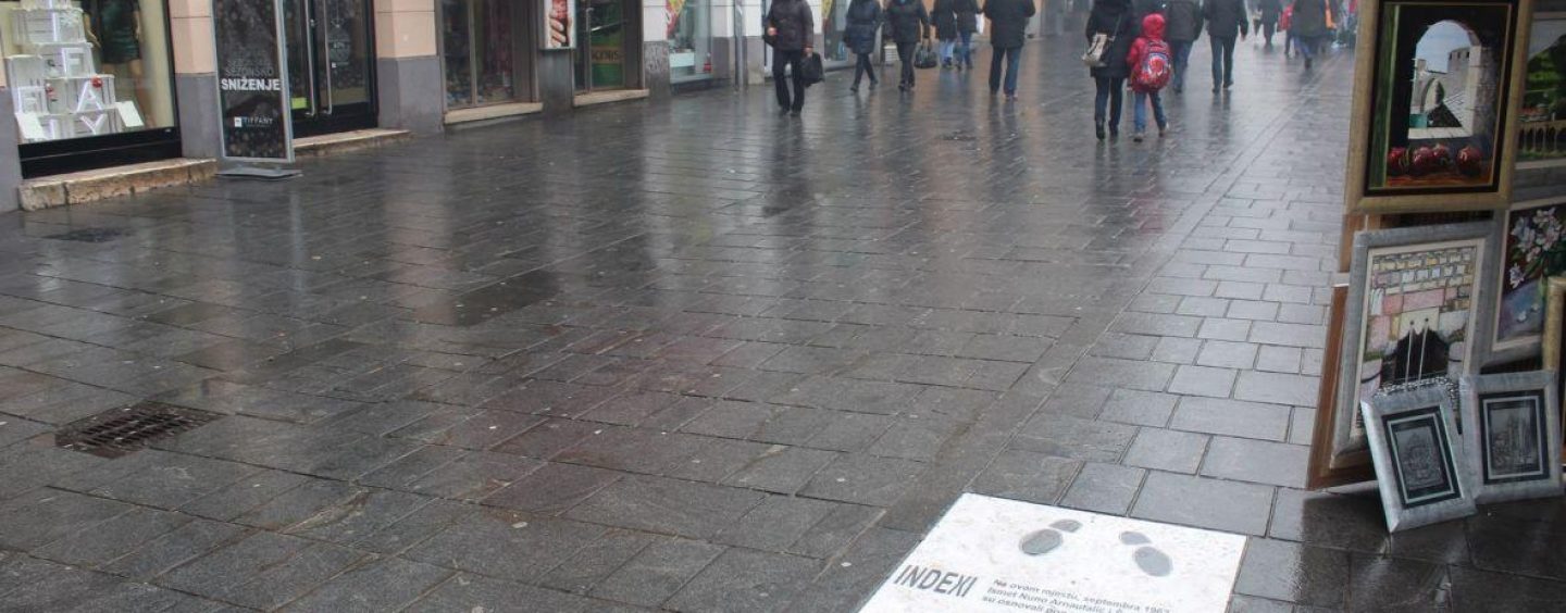 SPOMEN-PLOČA INDEXIMA U SARAJEVU