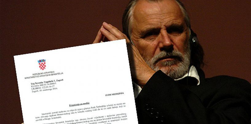 ŠERBEDŽIJA ODIGRAJ JEDNU SCENU U KOJOJ ĆEŠ IZGOVORITI RIJEČ- HRVATSKA