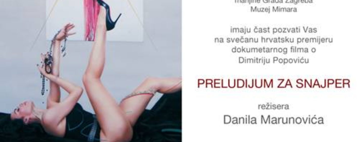 PREMIJERA FILMA O DIMITRIJU POPOVIĆU U MIMARI