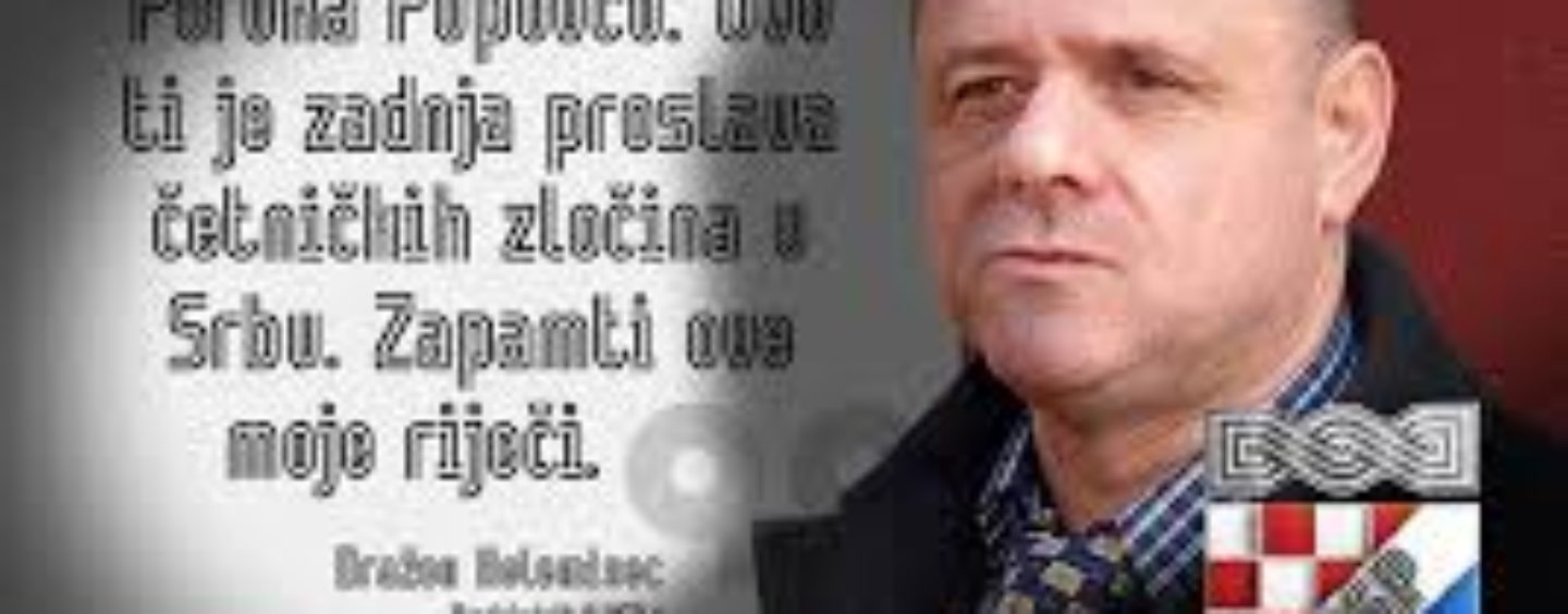 GOSPODINE PLENKOVIĆU U SRBU SE SLAVI ČETNIČKI POKOLJ NAD HRVATIMA