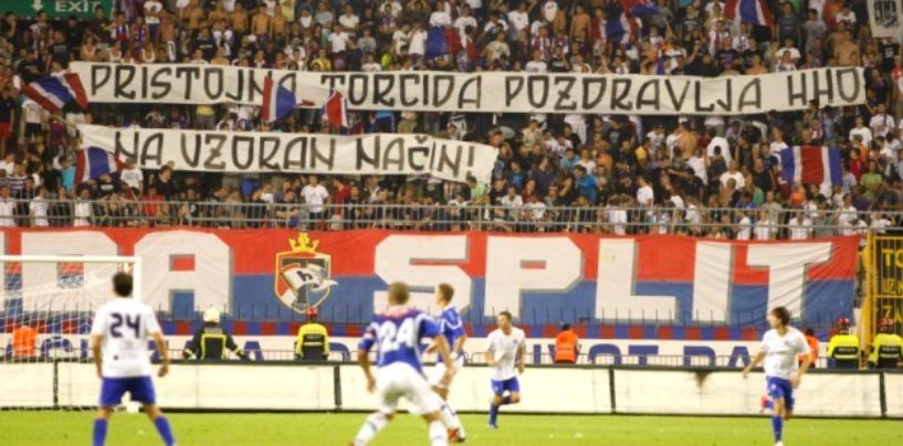 NOVI SUKOB HAJDUKA I PROMATRAČA HHO-a