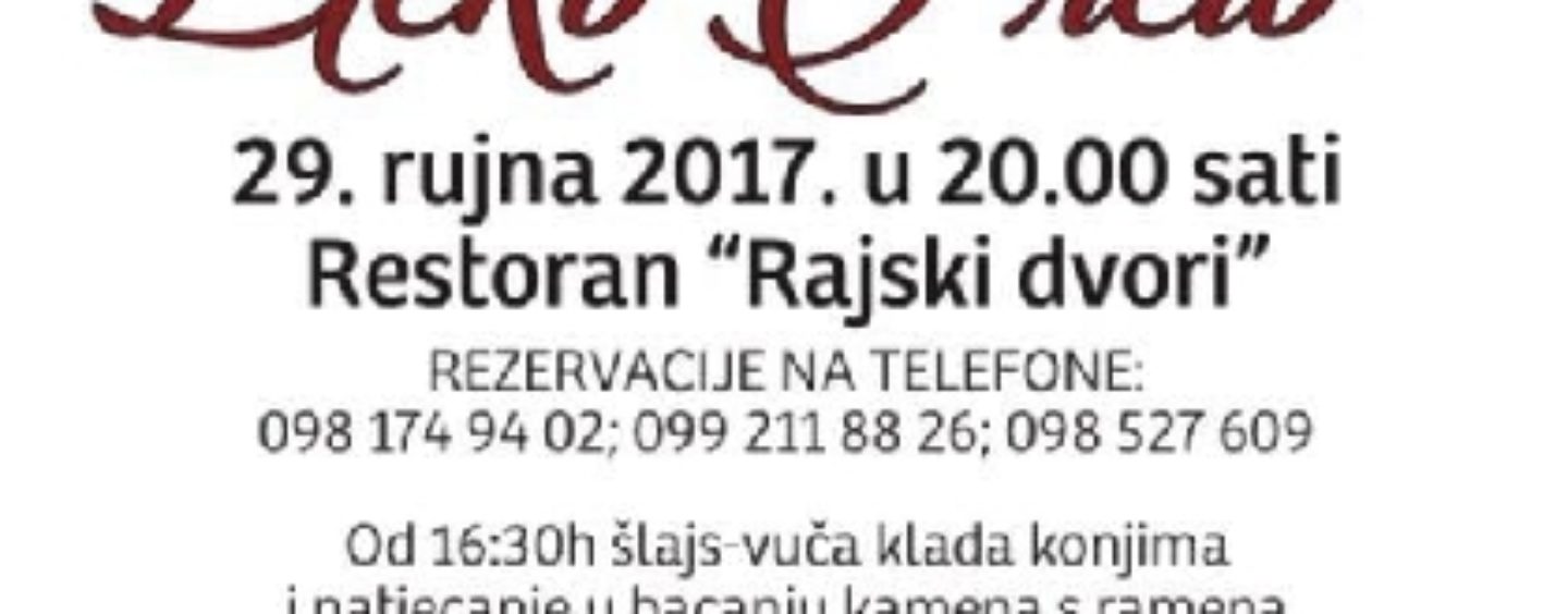 LIČKO PRELO SISAČKE VILE VELEBITA