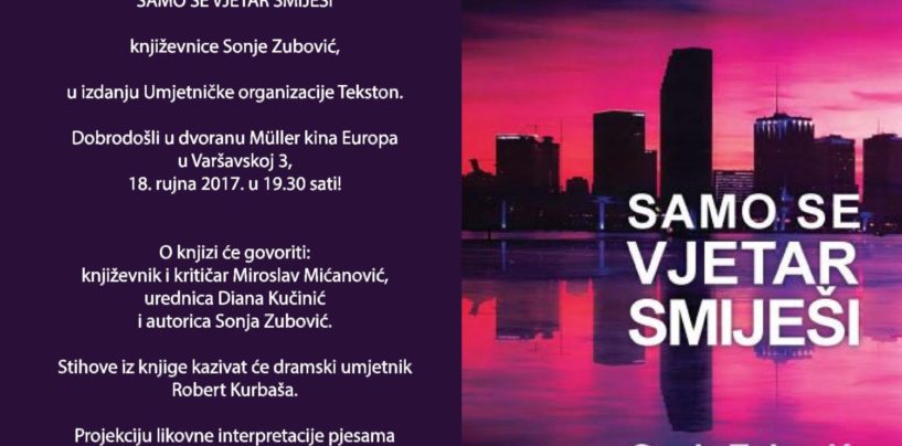 PREDSTAVLJANJE NOVE KNJIGE SONJE ZUBOVIĆ NA KINO PLATNU