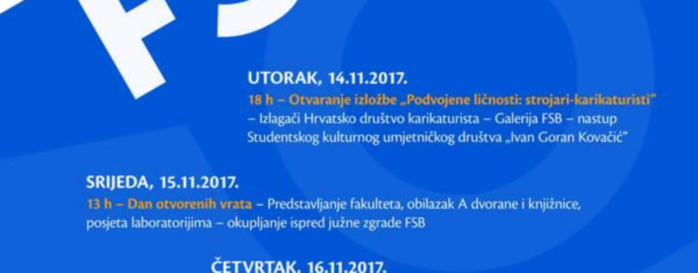 DANI FAKULTETA STROJARSTVA I BRODOGRADNJE