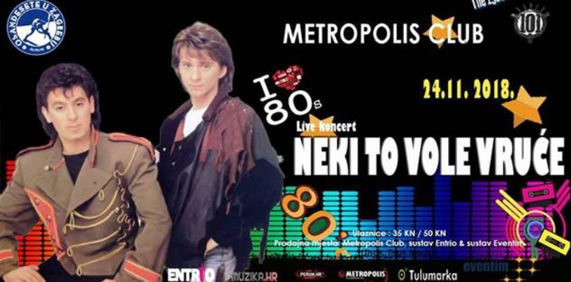OSAMDESETE UZ „NEKI TO VOLE VRUĆE“ U „METRPOLISU“