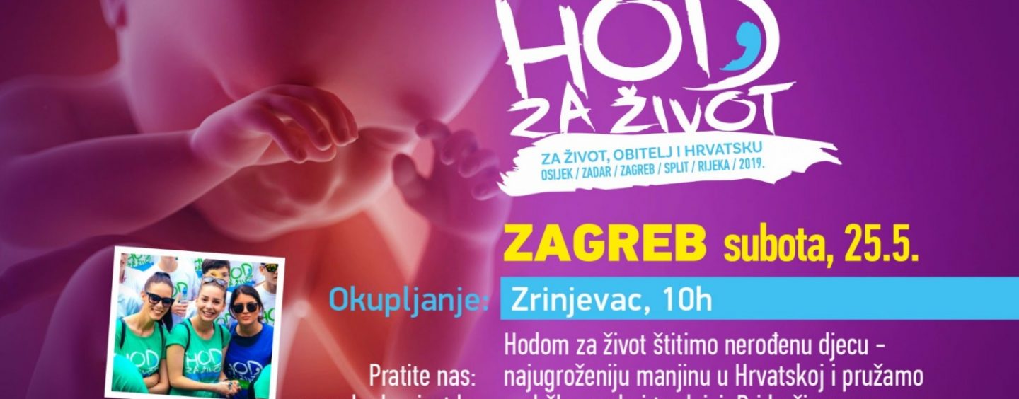 HOD ZA ŽIVOT U ZAGREBU