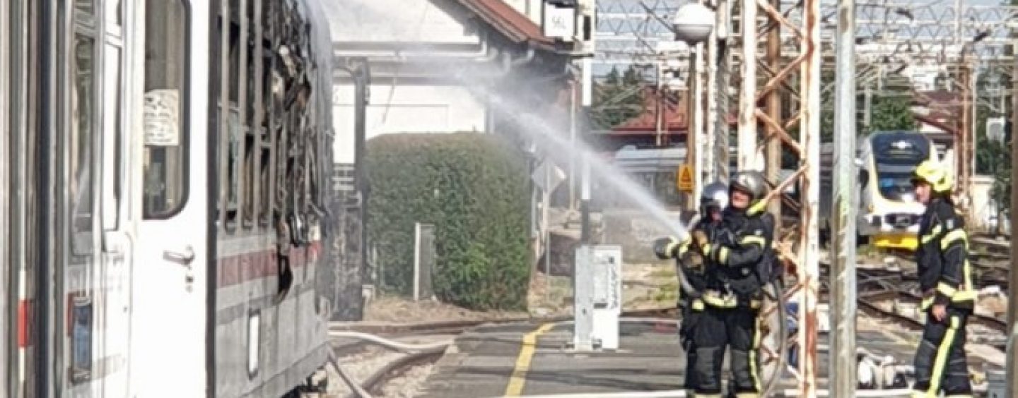 POŽAR NA GLAVNOM KOLODVORU