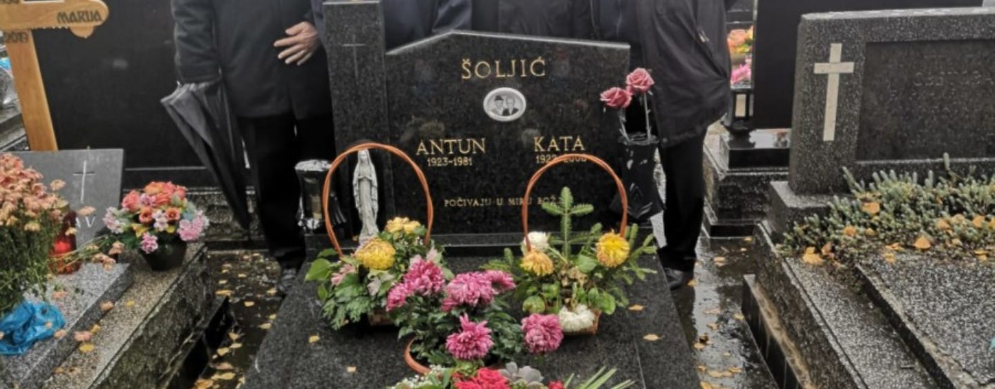 DVIJE SVIJEĆE NA GROBU KATE ŠOLJIĆ