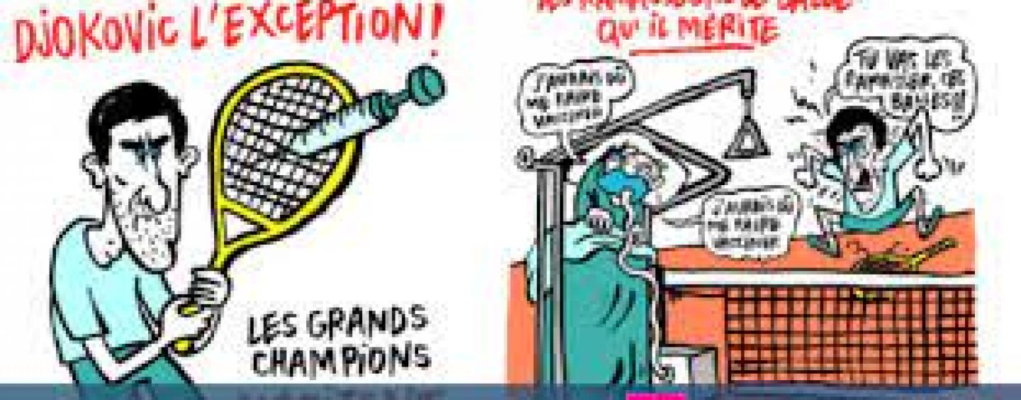 “CHARLIE HEBDO” O ĐOKOVIĆU