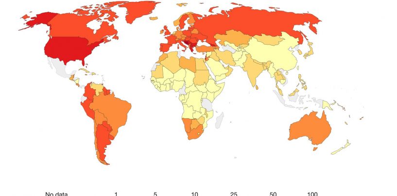 HRVATSKA DRUGA NA SVIJETU, IZA BOSNE, PO SMRTNOSTI OD KORONE