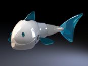 ROBOTSKA RIBA GUTA PLASTIKU U VODAMA