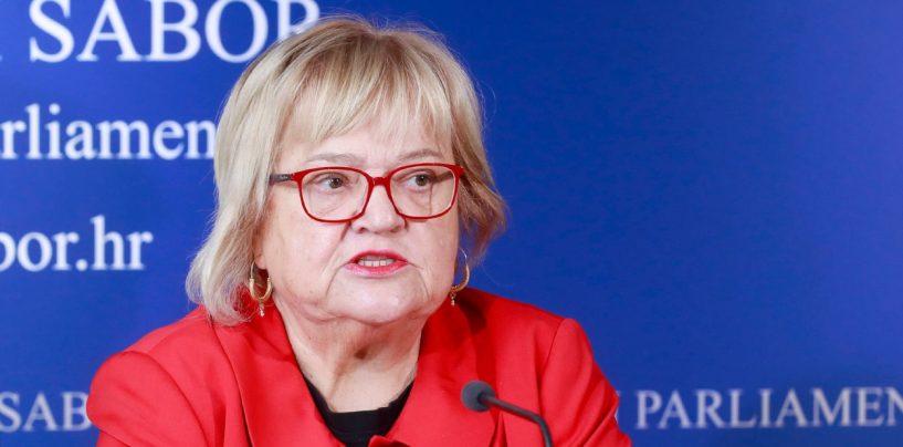 ANKA MRAK TARITAŠ I JOŠ NEKI NEMAJU DRUGOG POSLA PA PO CIJELE DANE PROVODE ZA SABORSKOM GOVORNICOM