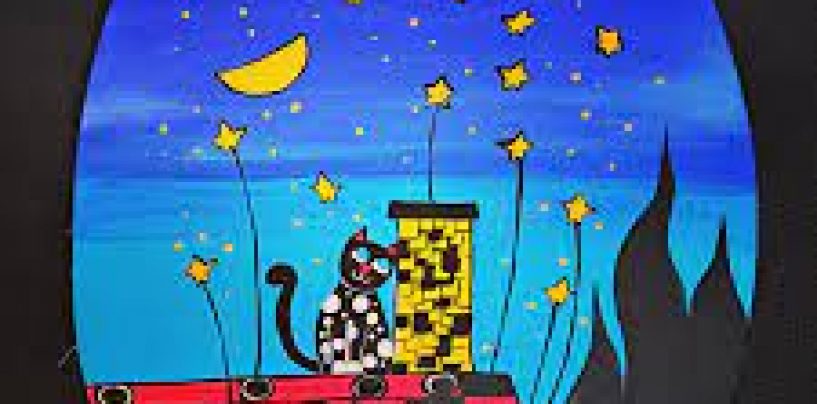 DJEVOJČICA U MENI DOISTA PLEŠE KISTOM PO PLATNU