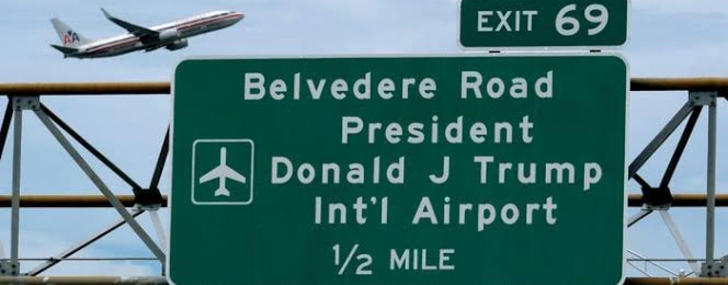 PO TRUMPU NAZVAN AERODROM U PALM BECHU I MOST U TENNESEEJU