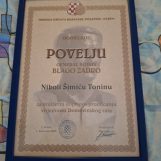 NIKOLI ŠIMIĆU TONINU POVELJA BLAGO ZADRO