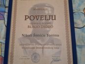 NIKOLI ŠIMIĆU TONINU POVELJA BLAGO ZADRO