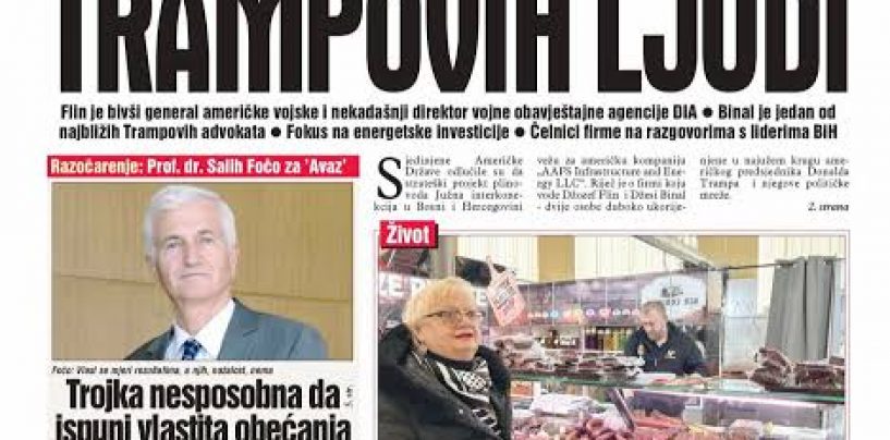 TRUMPOV ODVJETNIK ZAHTIJEVA 50-GODIŠNJI ANGAŽMAN NAD PLINOM U BIH