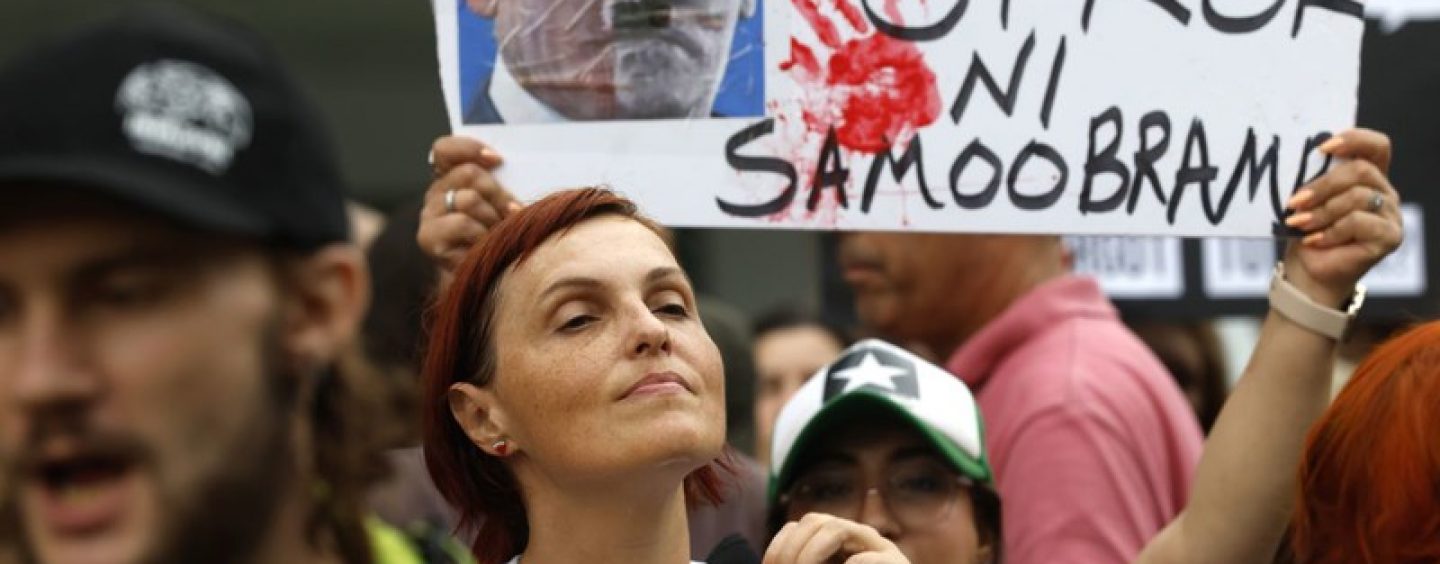 U LJUBLJANI MASOVNI PROTEST PROTIV IZRAELA