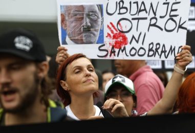 U LJUBLJANI MASOVNI PROTEST PROTIV IZRAELA